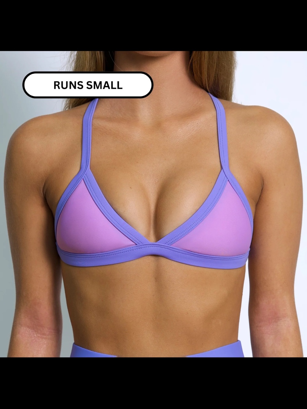 93 Play Street Serena Lavender Bikini Top